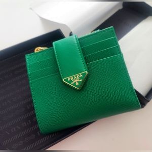 Prada Saffiano Wallet (Green)